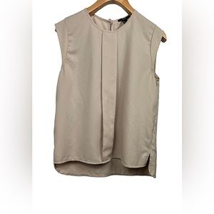 Forever 21 Cream Beige Blouse Top Shirt | Size: Medium